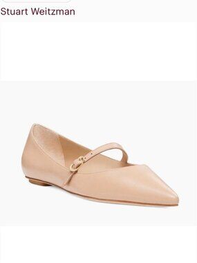 Stuart Weitzman emilia mary jane adobe leather